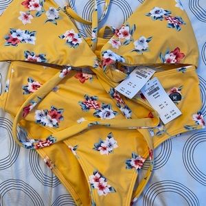 Hollister Floral High-Waisted Bikini